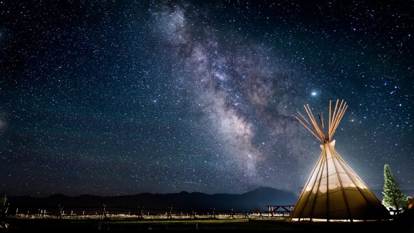 Exemple de camping insolite : le tipi