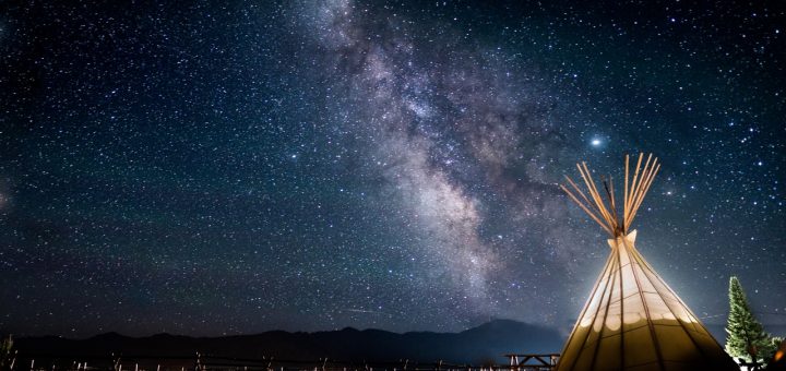 Exemple de camping insolite : le tipi