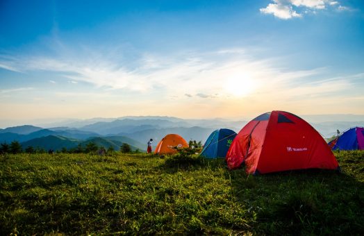 Camping écologique dans la nature