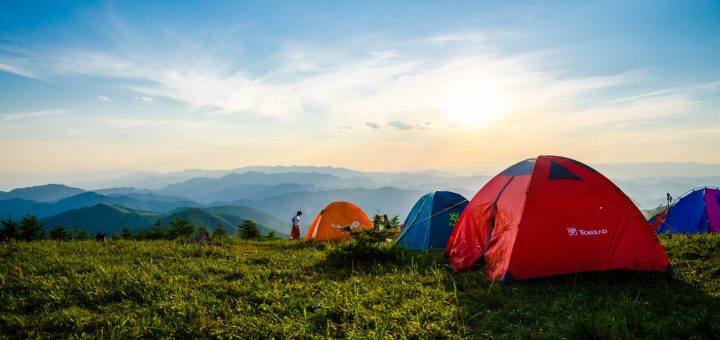 Camping écologique dans la nature
